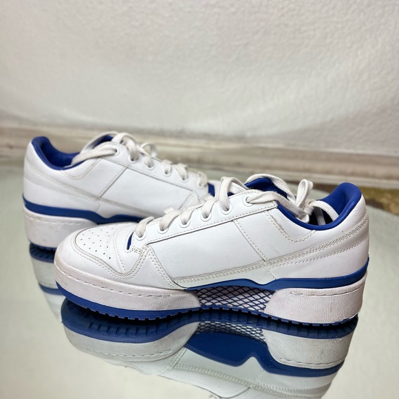 Adidas Forum Bold White Royal Blue (Women's) - Picture 5 of 11